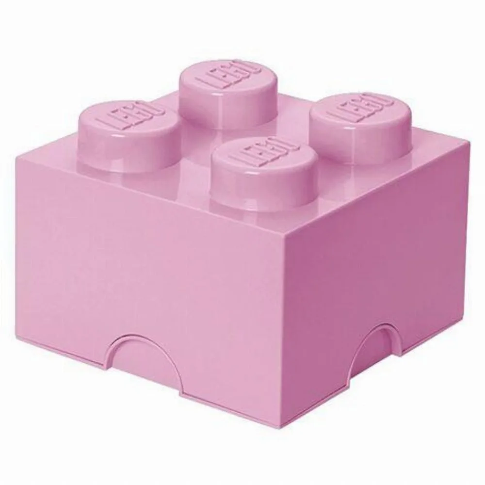 LEGO Παιδικό Κουτί Αποθήκευσης από Πλαστικό 4-Stud Ροζ 25x25x18cm 40031738 - Image 1
