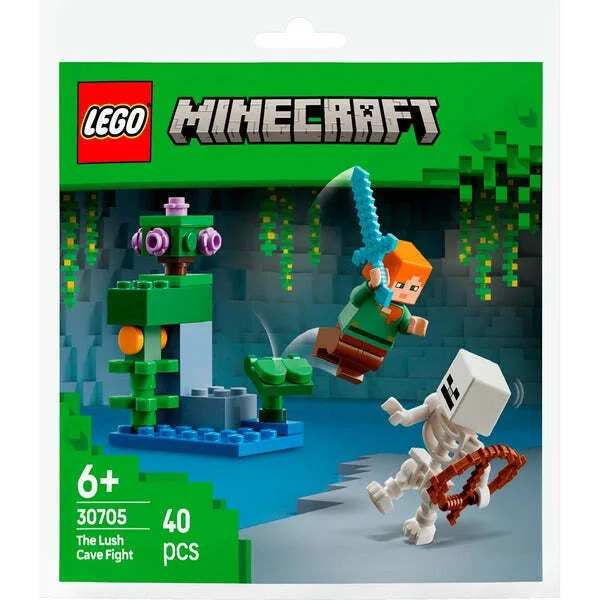 20250610170938_a33675b2 LEGO Minecraft The Lush Cave Fight για 6+ Ετών 40τμχ 30705 - Image 1