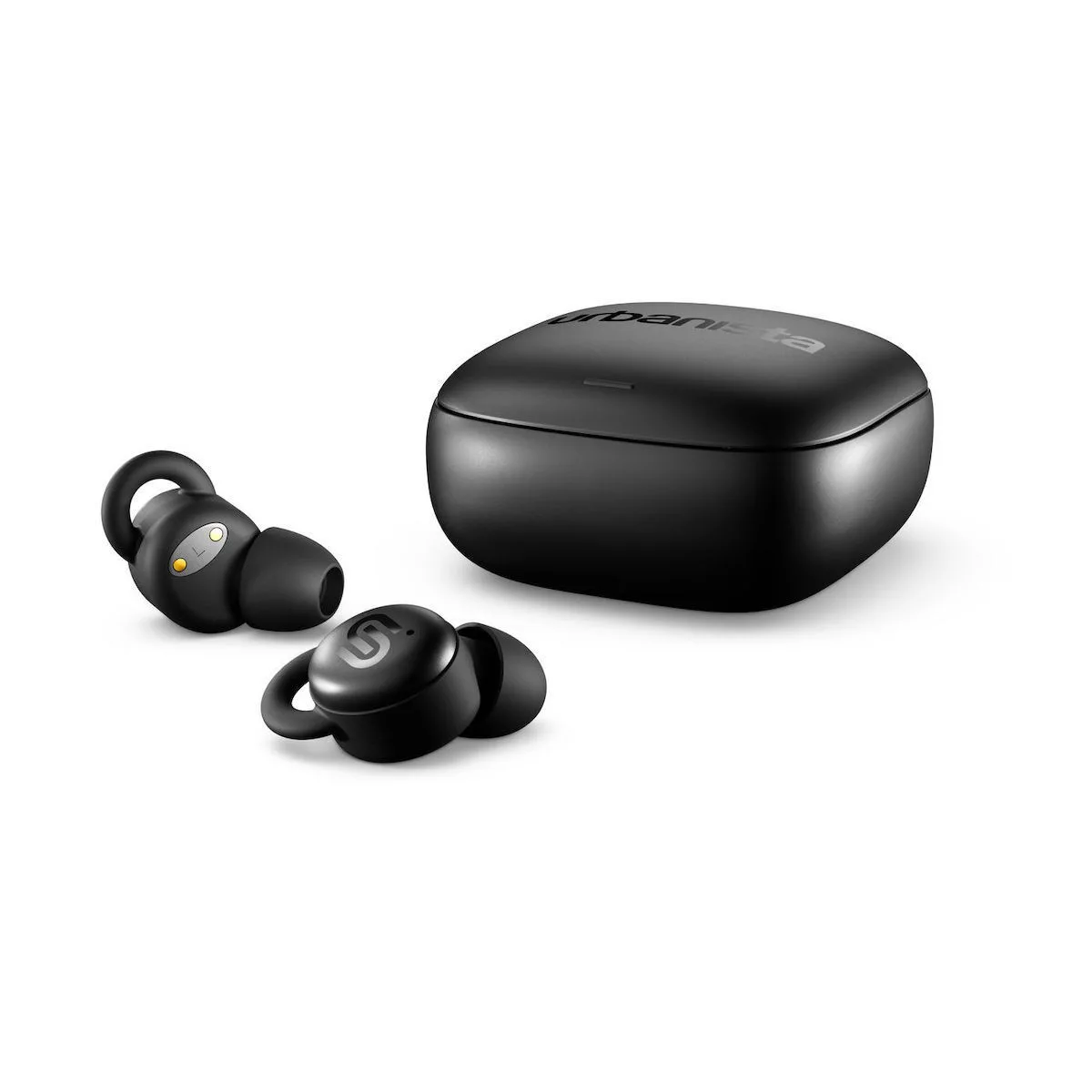 Urbanista Porto In-ear Bluetooth Handsfree Ακουστικά με Αντοχή στον Ιδρώτα και Θήκη Φόρτισης Μαύρα - Image 1
