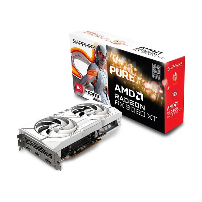 Sapphire Radeon RX 9060 XT 16GB GDDR6 Pure Κάρτα Γραφικών 11350-02-20G - Image 1