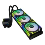 Adata Levante II 360 Υδρόψυξη Επεξεργαστή Τριπλού Ανεμιστήρα 120mm για Socket AM4/AM5/1700/1200/115x με RGB Φωτισμό