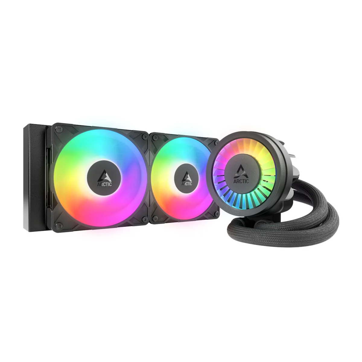 Arctic Freezer III Pro 240 Υδρόψυξη Επεξεργαστή Διπλού Ανεμιστήρα 120mm για Socket AM4/AM5/1700 με ARGB Φωτισμό - Image 1