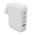 Hyper Φορτιστής Χωρίς Καλώδιο με Θύρα USB-A και 3 Θύρες USB-C Λευκός