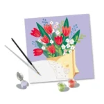 Ravensburger Creart Paint By Numbers Adults Tulip Bouquet