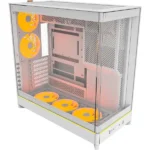 Montech HS02 PRO Gaming Midi Tower Κουτί Υπολογιστή με Πλαϊνό Παράθυρο και RGB Φωτισμό Λευκό
