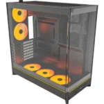 Montech HS02 PRO Gaming Midi Tower Κουτί Υπολογιστή με Πλαϊνό Παράθυρο και RGB Φωτισμό Μαύρο