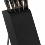 Fiskars Σετ Μαχαίρια με Βάση από Ανοξείδωτο Ατσάλι 1003099 5τμχ