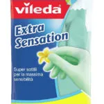 Vileda Ζεύγος Γαντιών Καθαριότητας Dermo Plus Νιτριλίου Large Πράσινα