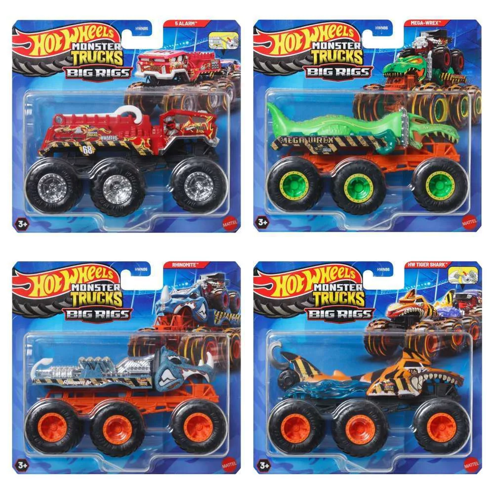 Hot Wheels Φορτηγό 1:64 Monster Truck για 3+ Ετών (Διάφορα Σχέδια) 1τμχ - Image 1