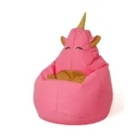 Παιδικό Πουφ Unicorn Ροζ 90εκ.