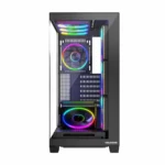 Modecom Volcano Stellar ARGB 8F Gaming Midi Tower Κουτί Υπολογιστή με Πλαϊνό Παράθυρο Μαύρο