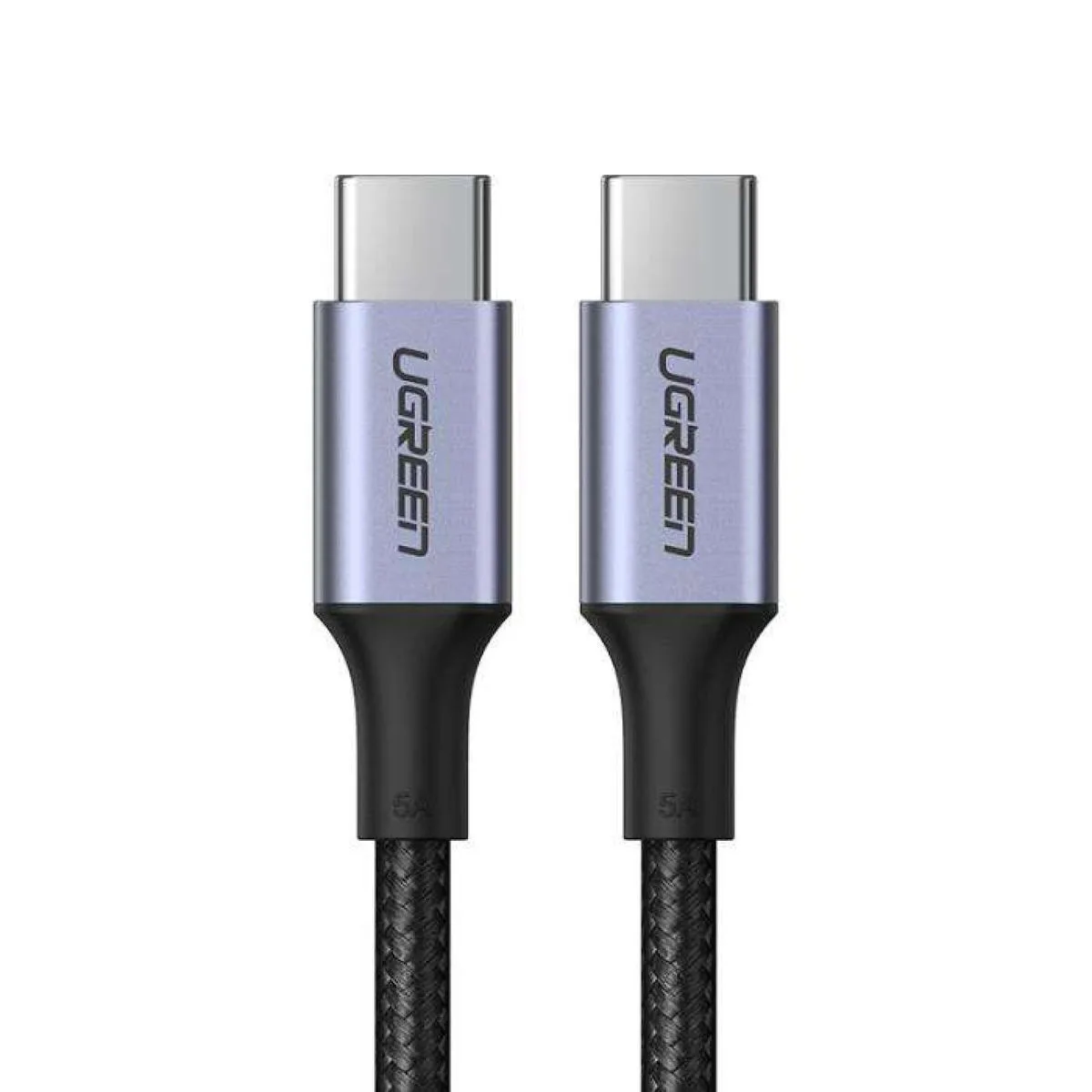 Ugreen US316 USB 2.0 Cable USB-C male - USB-C 100W Μαύρο 1m (70427) - Image 1
