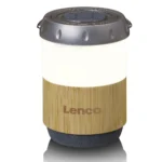 Lenco BTL-030BA Ηχείο Bluetooth 3W με Διάρκεια Μπαταρίας έως 40 ώρες Bamboo-White