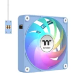 Thermaltake CT140 EX Case Fan με ARGB Φωτισμό και Σύνδεση 4-Pin PWM 3τμχ Hydrangea Blue