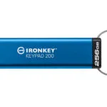 Kingston IronKey Keypad 200 256GB USB 3.2 Stick Μπλε