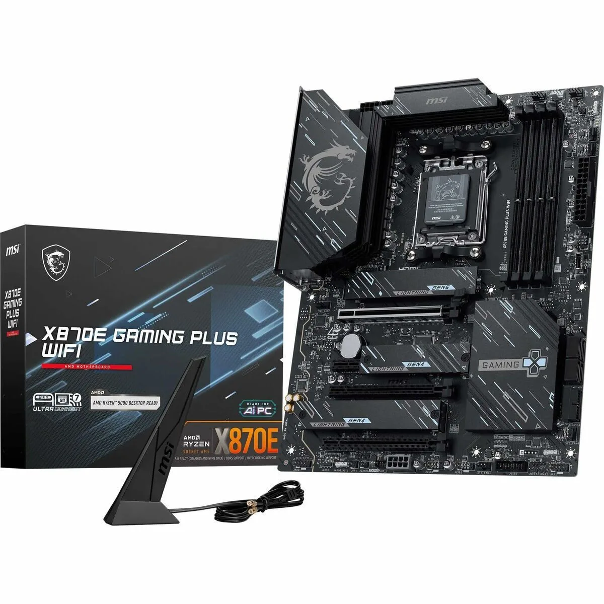 MSI MPG X870E Gaming Plus WIFI Motherboard ATX με AMD AM5 Socket 7E70-001R - Image 1