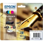 Epson 16 Γνήσιο Μελάνι Εκτυπωτή InkJet Κίτρινο / Κυανό / Ματζέντα / Μαύρο (C13T16264022)
