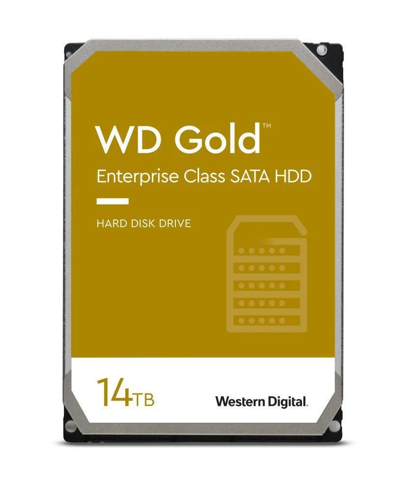Western Digital Gold 14TB HDD Σκληρός Δίσκος 3.5" SATA III 7200rpm με 512MB Cache για NAS / Server WD142KRYZ - Image 1