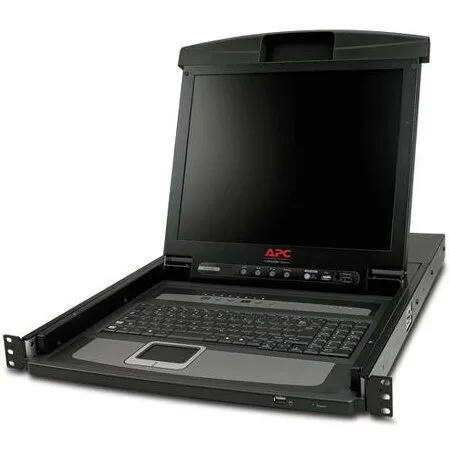 Apc Lcd Console Kvm Console Kvm Switch 8 Ports Ps/2 17" Rack Mountable Vga Black 1u P N Ar3106sp Smx1000c Smx1500rm2uc Smx1500rm2ucnc Smx750c Smx750cnc Srt5krmxlw-tw - Image 1