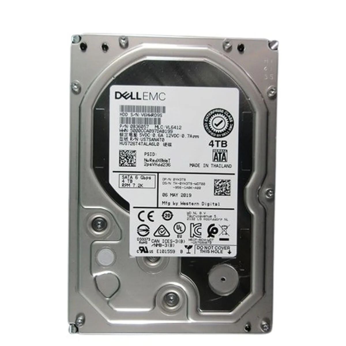 Dell 4TB HDD Σκληρός Δίσκος 3.5" SATA III 7200rpm για Desktop 400-BRCS - Image 1