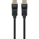 Goobay Cable DisplayPort male - DisplayPort male 2m Μαύρο (74778)