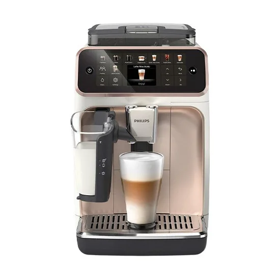 Philips Series 5500 Αυτόματη Μηχανή Espresso 1500W Πίεσης 15bar για Cappuccino με Μύλο Άλεσης Ροζ - Image 1
