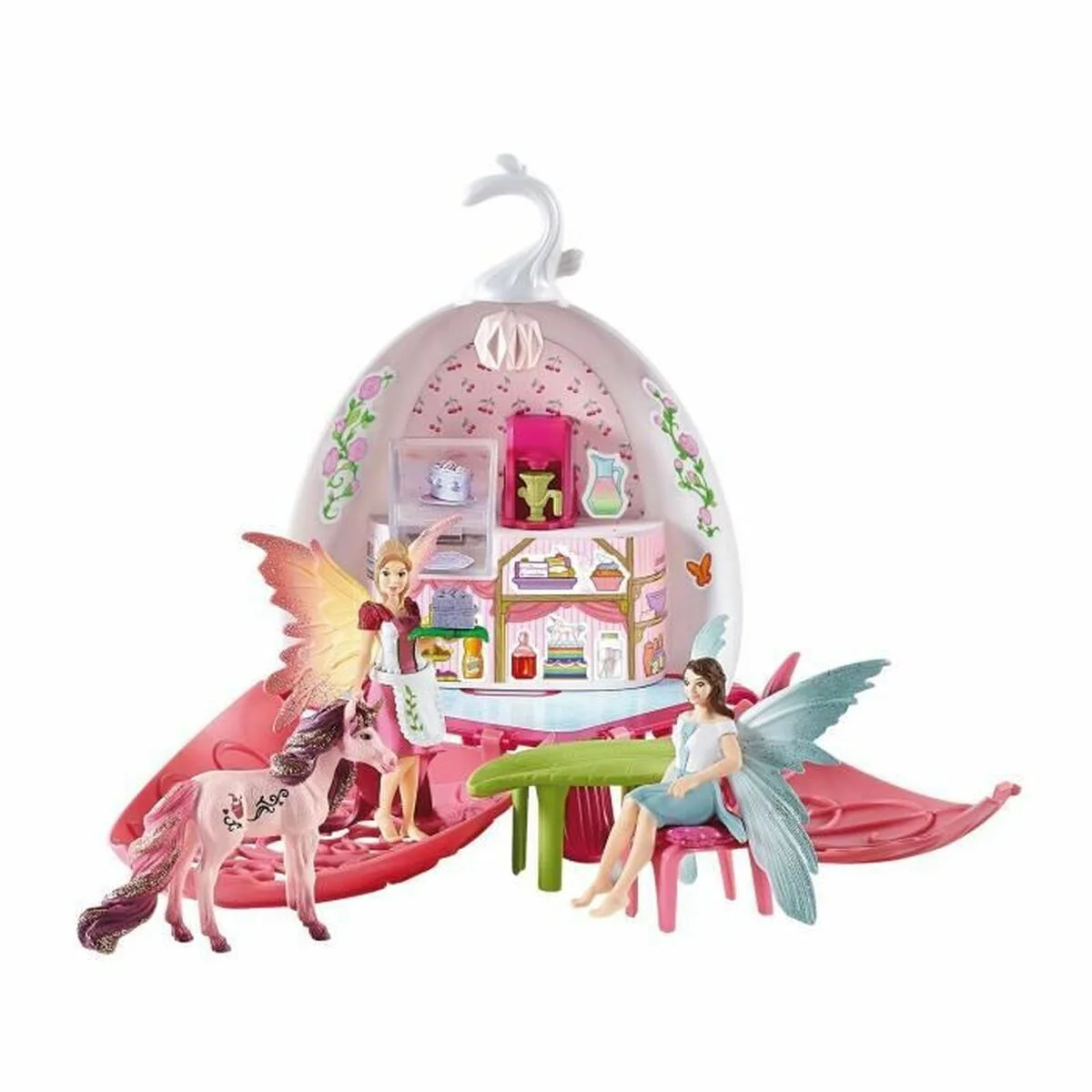 20250620115500_schleich_s_paichnidi_miniatoura_bayala_louloudenio_neraidokafe_gia_5_eton_42526 Schleich-S Λουλουδένιο Νεραϊδοκαφέ Bayala για 5+ Ετών 35εκ. 42526 - Image 1