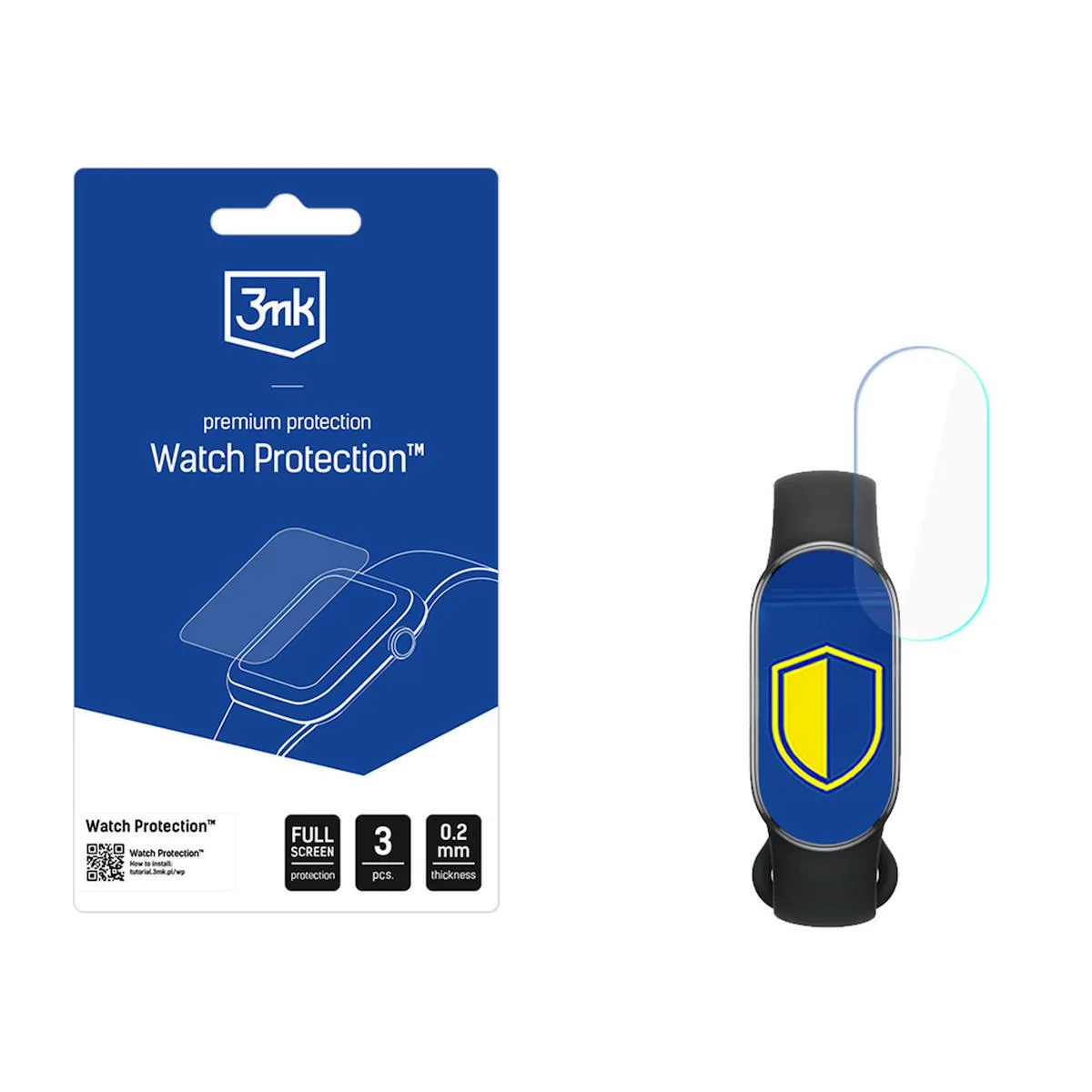 20250620163844_3mk_watch_protection_arc_screen_protector_gia_to_xiaomi_smart_band_10_1tmch 3MK Watch Protection Arc Screen Protector για το Xiaomi Smart Band 10 3τμχ - Image 1