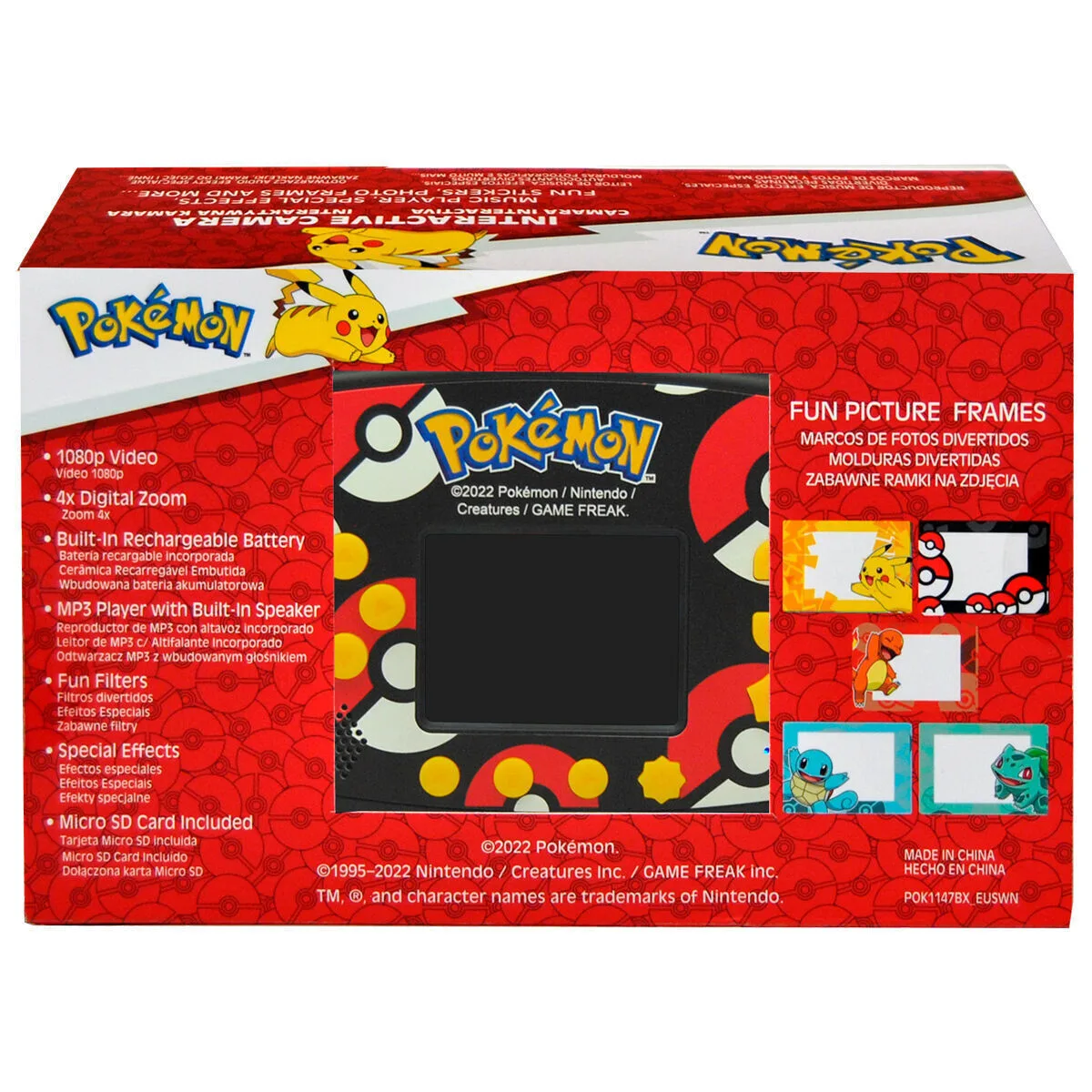 20250620170326_f69b8d78 Pokemon Kids Licensing Ηλεκτρονική Παιδική Κονσόλα Χειρός για 3+ ετών 540221 - Image 1