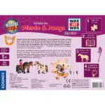 Kosmos Knowledge Puzzle What Is What Junior Discover Pony Farm 54 Pieces