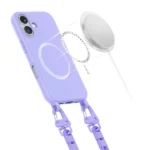 Tech-Protect MagNecklace Back Cover Σιλικόνης Μωβ (iPhone 16)