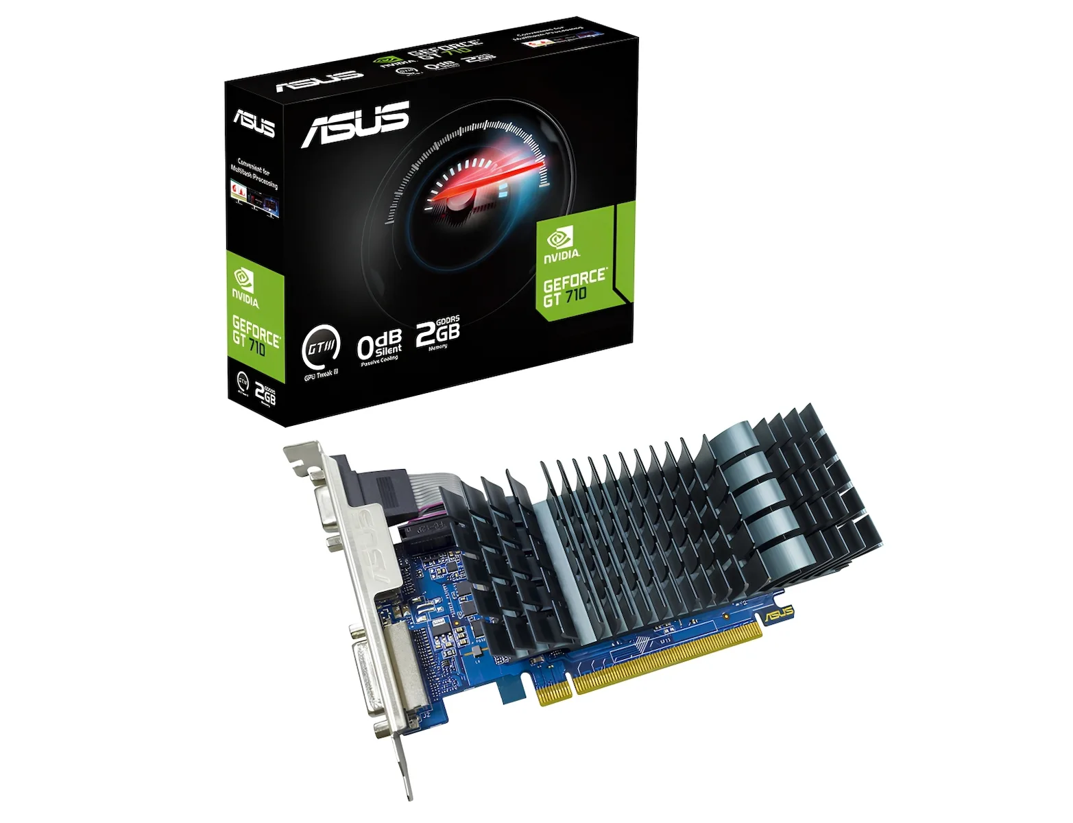 20250623142818_asus_geforce_gt_710_2gb_gddr3_evo_karta_grafikon_90yv0ala_m0na00 Asus GeForce GT 710 2GB GDDR3 Evo Κάρτα Γραφικών 90YV0ALA-M0NA00 - Image 1