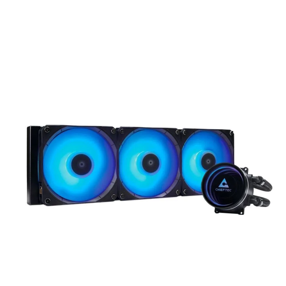 Chieftec Iceberg 360 RGB Υδρόψυξη Επεξεργαστή Τριπλού Ανεμιστήρα 120mm για Socket AM4/AM5/1700/1200/115x - Image 1
