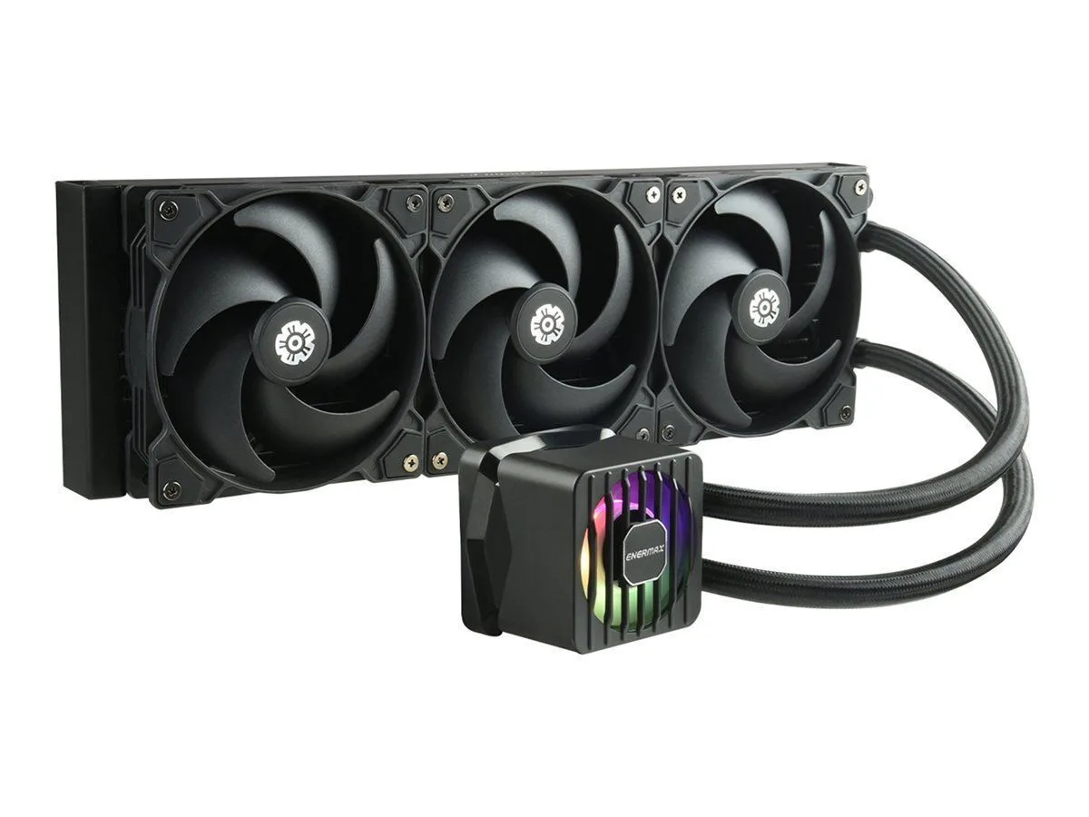 Enermax LIQMAXFLO SR Υδρόψυξη Επεξεργαστή Τριπλού Ανεμιστήρα 120mm για Socket AM4/AM5/1700/1200/115x με ARGB Φωτισμό - Image 1