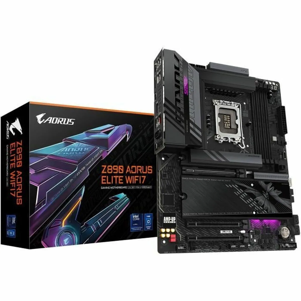 Gigabyte Aorus Elite Wifi 7 Z890 Motherboard ATX με Intel 1851 Socket - Image 1