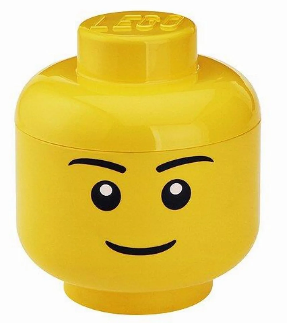 20250623171921_lego_paidiko_kouti_apothikeysis_apo_plastiko_head_kitrino_24x24x27cm_5005528 LEGO Παιδικό Κουτί Αποθήκευσης από Πλαστικό Head Κίτρινο 24x24x27cm 5005528 40321724 - Image 1