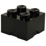 LEGO Παιδικό Κουτί Αποθήκευσης από Πλαστικό 4-Stud Μαύρο 25x25x18cm 40031733