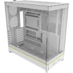 Montech HS02 Gaming Midi Tower Κουτί Υπολογιστή με Πλαϊνό Παράθυρο Λευκό