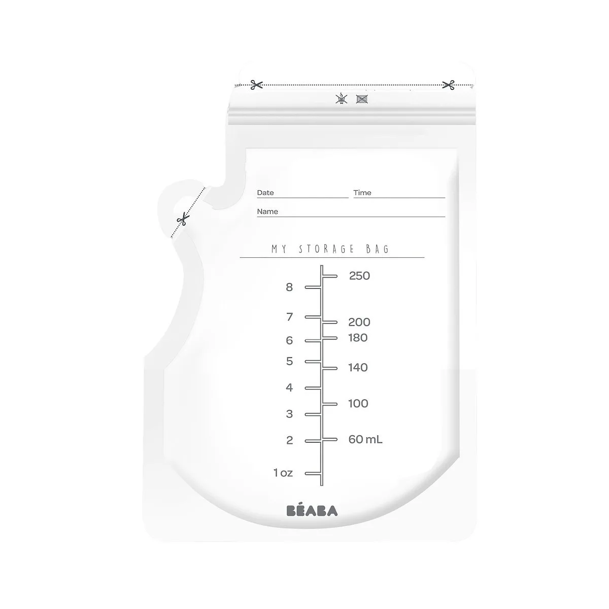 20250624151959_334870e3 Beaba Large Σακουλάκι Αποθήκευσης Μητρικού Γάλακτος 250ml 911738 - Image 1