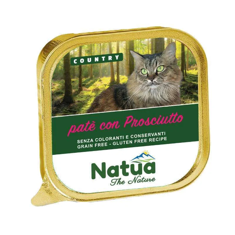 Natua Υγρή Τροφή για Γάτες με Ζαμπόν, Προσούτο και Κρέας 100gr - Image 1