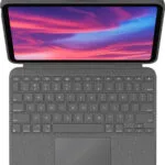 Logitech Combo Touch Flip Cover με Πληκτρολόγιο Γερμανικά Γκρι (iPad 2022 10.9'') 920-011435
