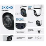 TP-LINK Tapo C520WS v2 IP Κάμερα Παρακολούθησης Wi-Fi Full HD+ 4MP Αδιάβροχη με Αμφίδρομη Επικοινωνία και Φακό 3.18mm