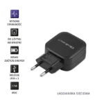 Qoltec Φορτιστής Χωρίς Καλώδιο 17W Μαύρος (50191)