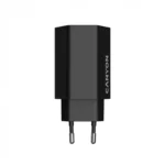 Canyon Φορτιστής Χωρίς Καλώδιο GaN με Θύρα USB-A και 2 Θύρες USB-C 65W Power Delivery Μαύρος (Hexagon 65)
