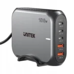 Unitek Φορτιστής Χωρίς Καλώδιο με Θύρα USB-A και 2 Θύρες USB-C 188W Power Delivery Μαύρος (P1234AGY01-EU)