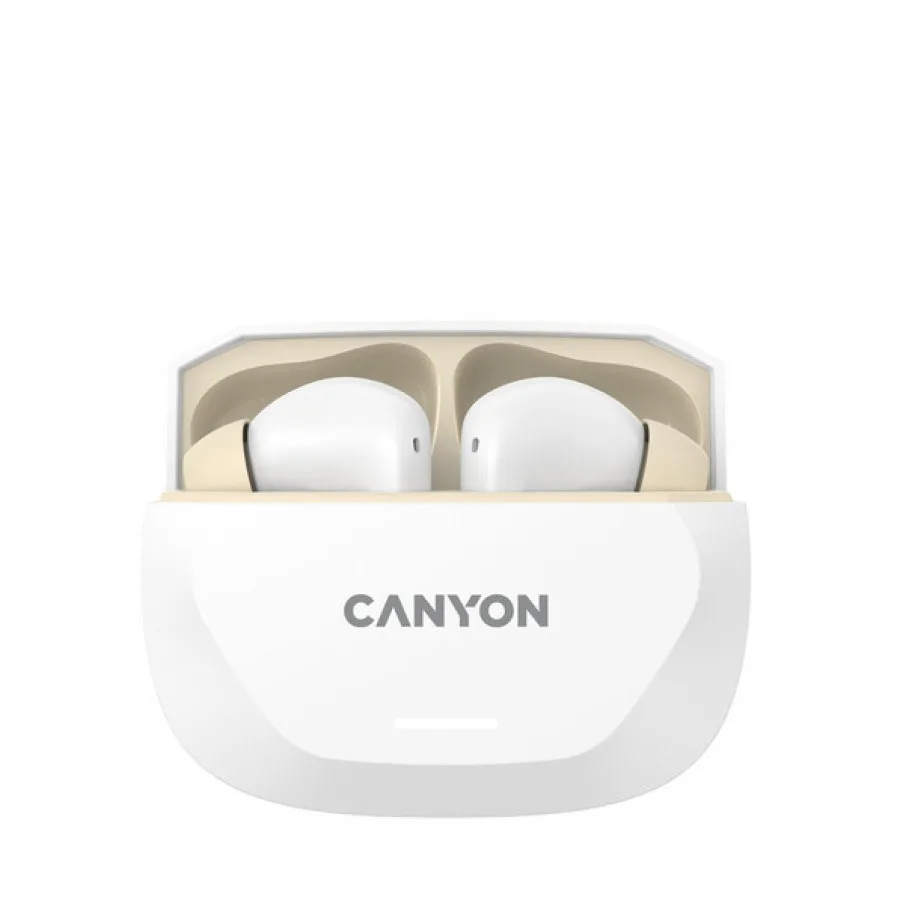 20250625154811_567f9015 Canyon In-ear Bluetooth Handsfree Ακουστικά Λευκά - Image 1