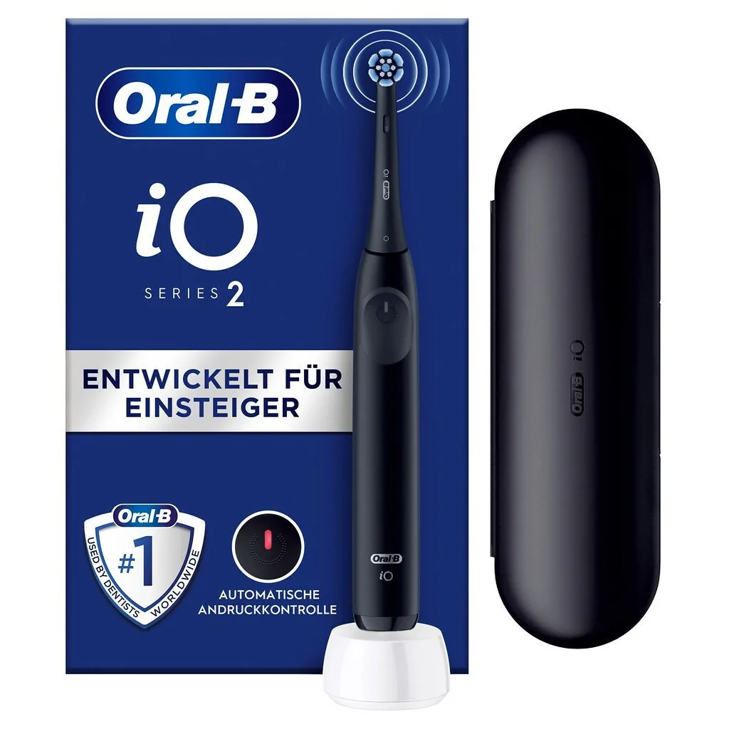 20250626092245_oral_b_io_series_2_ilektriki_odontovourtsa_me_aisthitira_piesis_kai_thiki_taxidiou_mayri Oral-B iO Series 2 Ηλεκτρική Οδοντόβουρτσα με Αισθητήρα Πίεσης και Θήκη Ταξιδίου Μαύρη - Image 1