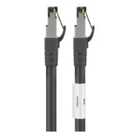 Goobay S/FTP Cat.8.1 Καλώδιο Δικτύου Ethernet 2m Μαύρο 1τμχ 66722