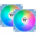 Thermaltake CT120 Case Fan με ARGB Φωτισμό και Σύνδεση 4-Pin PWM 2τμχ Μπλε
