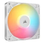 Corsair RS120-Reverse Case Fan με ARGB Φωτισμό και Σύνδεση 4-Pin PWM 3τμχ Λευκό